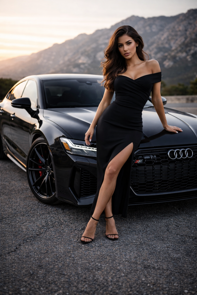 eleganckie wnętrze Audi RS7 i zapach do samochodu premium